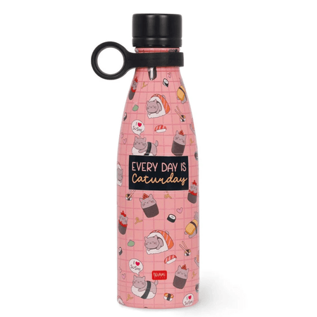 Garrafa térmica Gato Sushi 500ml Legami - Papelaria Encantada