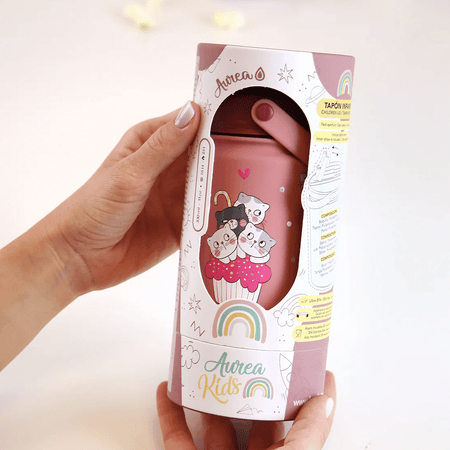 Garrafa térmica kitty world 330ml - Papelaria Encantada