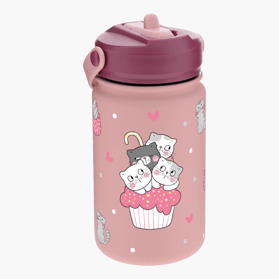 Garrafa térmica kitty world 330ml - Papelaria Encantada
