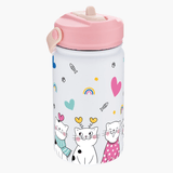 Garrafa térmica kitty world ice/pink 330ml - Papelaria Encantada