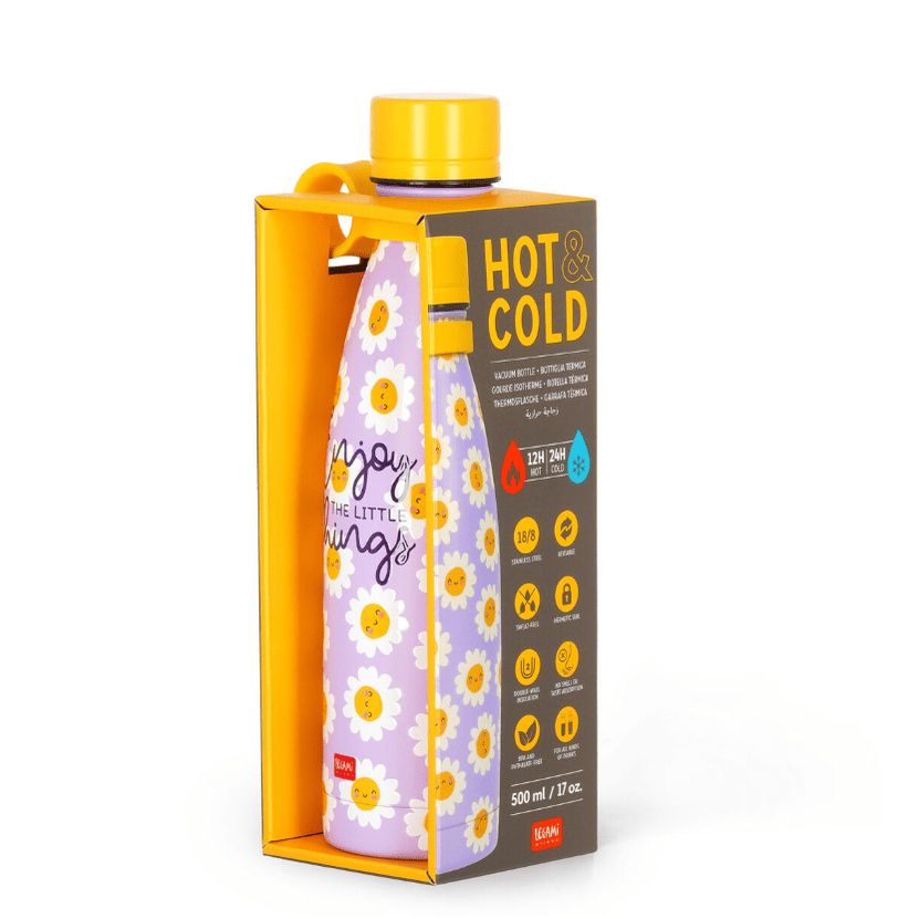 Garrafa Térmica Legami Daisy - 500ml - Papelaria Encantada