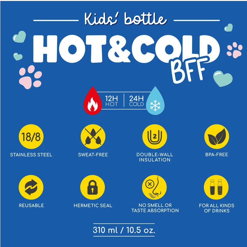 Garrafa térmica legami Panda - Papelaria Encantada