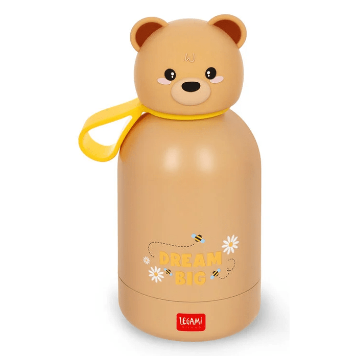 Garrafa térmica legami Teddy - Papelaria Encantada