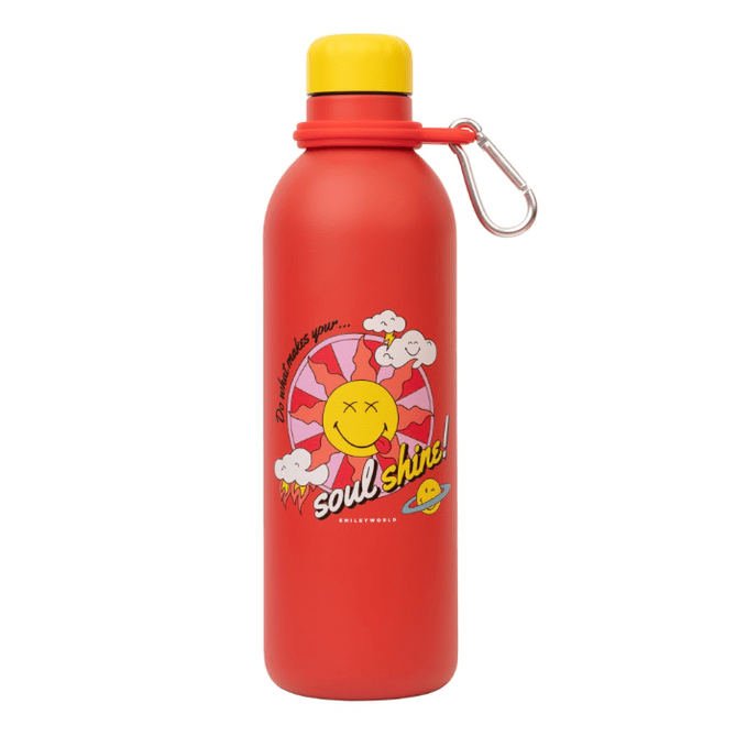 Garrafa térmica SMILEY QUIRKY COMICS 500ml - Papelaria Encantada
