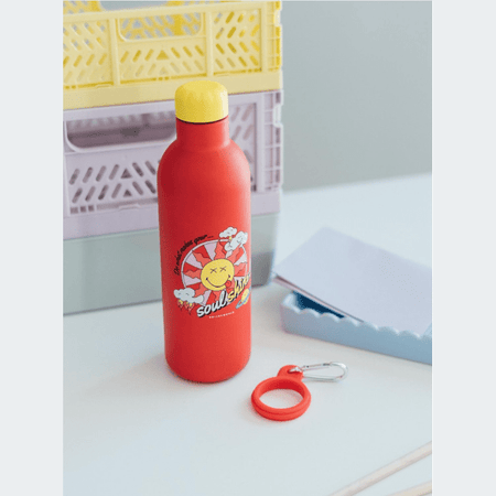 Garrafa térmica SMILEY QUIRKY COMICS 500ml - Papelaria Encantada