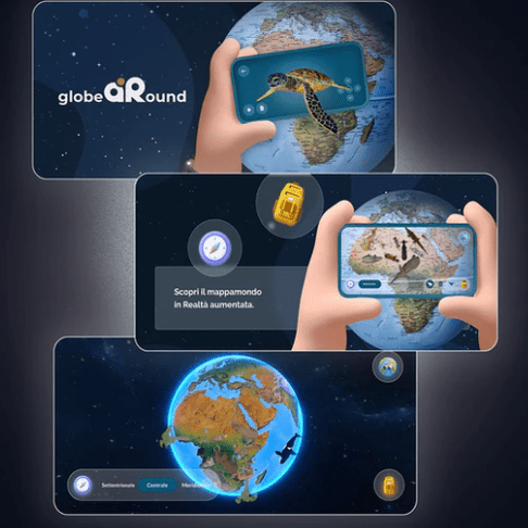 Globo GAIA: Terra Incrível com Realidade Aumentada (RA) - Papelaria Encantada