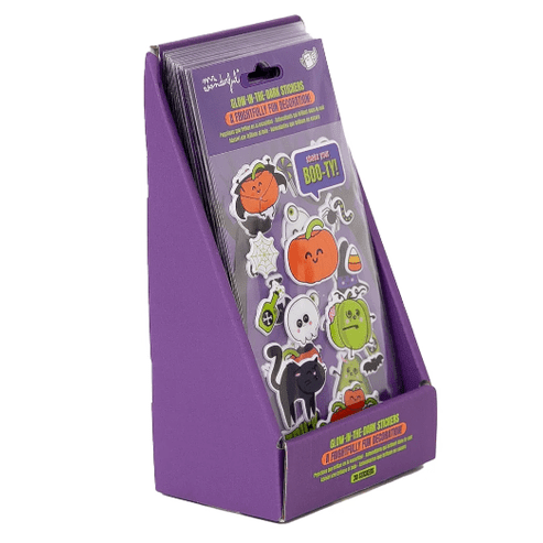 Glow - in - the - dark stickers - Halloween Mr Wonderful - Papelaria Encantada