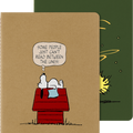Moleskine Conjunto de 2 Cadernos XL Peanuts Snoopy & Woodstock