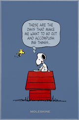 Moleskine Caderno Peanuts Snoopy Large Pautado – Capa Dura e Caixa de Oferta
