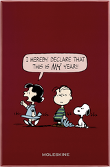 Moleskine Caderno Peanuts Lucy Large Liso – Capa Dura e Caixa de Oferta