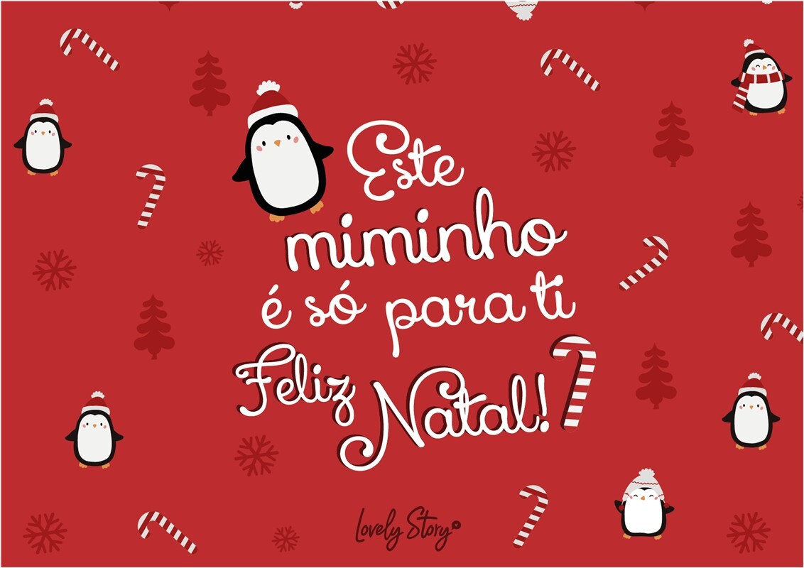 Envelope - Este miminho é só para ti - Feliz Natal
