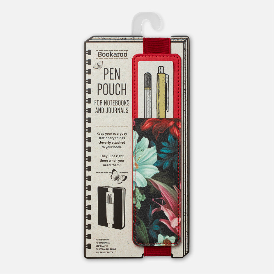 Porta-canetas Bookaroo Pen Pouch Dark Floral