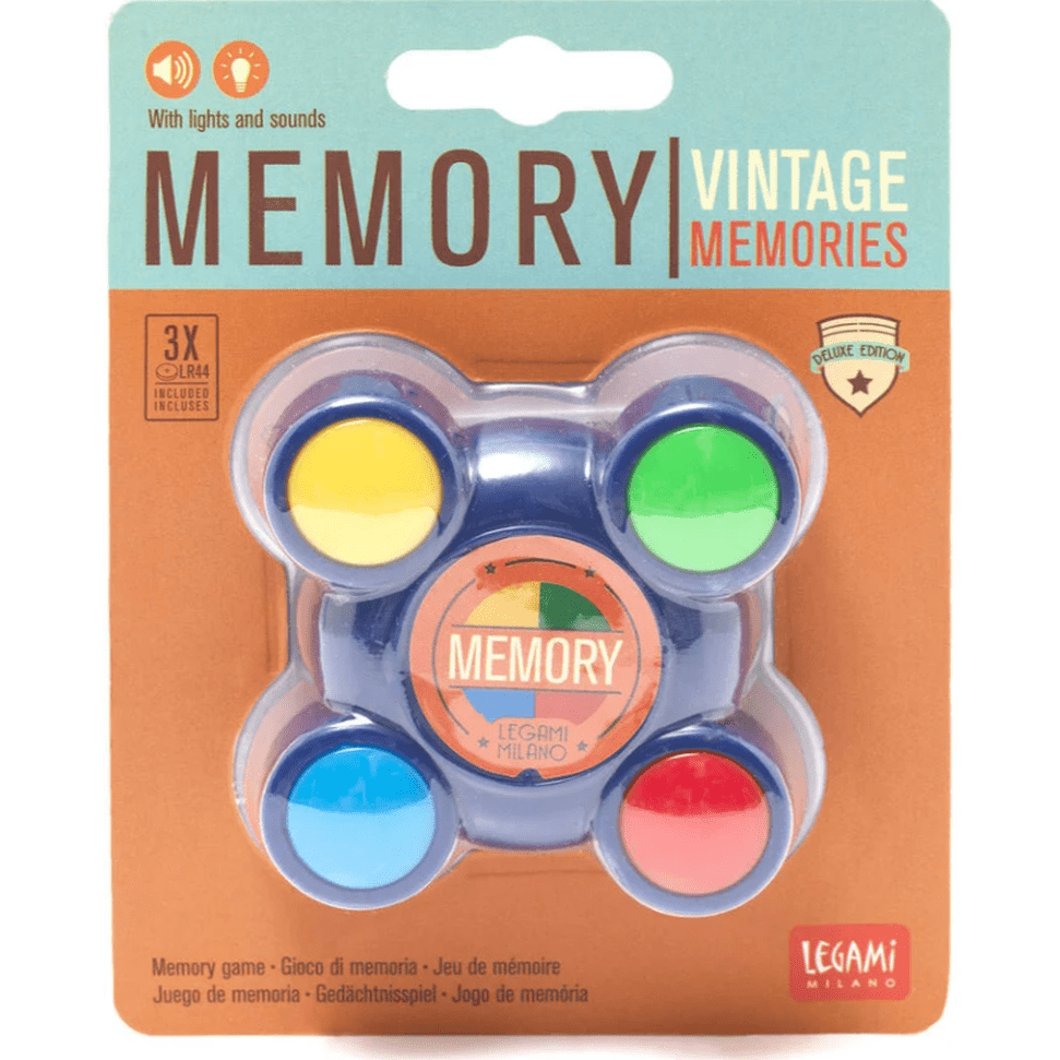 Jogo da Memória com Luz e Som - Legami - Papelaria Encantada