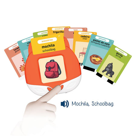 Jogo Educativo Aprende Inglês com 224 cartões - Papelaria Encantada