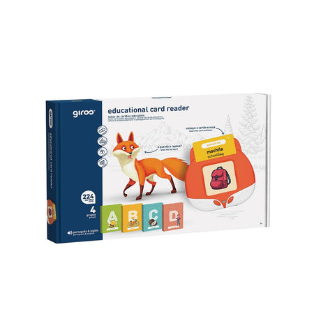 Jogo Educativo Aprende Inglês com 224 cartões - Papelaria Encantada