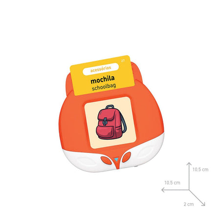 Jogo Educativo Aprende Inglês com 224 cartões - Papelaria Encantada