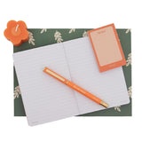 Kit com caderno A6 + caneta + bloco de notas + vela perfumada - Eu, eu mesmo & eu Mr.wonderful - Papelaria Encantada