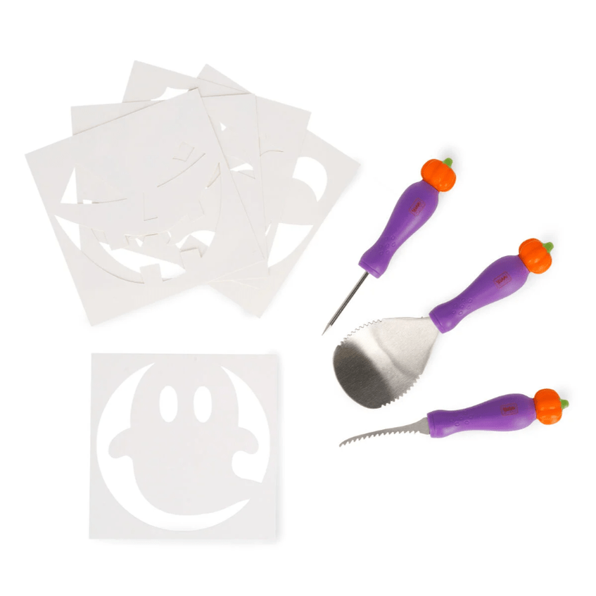 Kit de Escultura de Abóbora para Halloween - Esculpir e Assustar - Papelaria Encantada