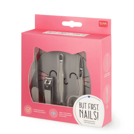 Kit de Manicure gato - Legami - Papelaria Encantada