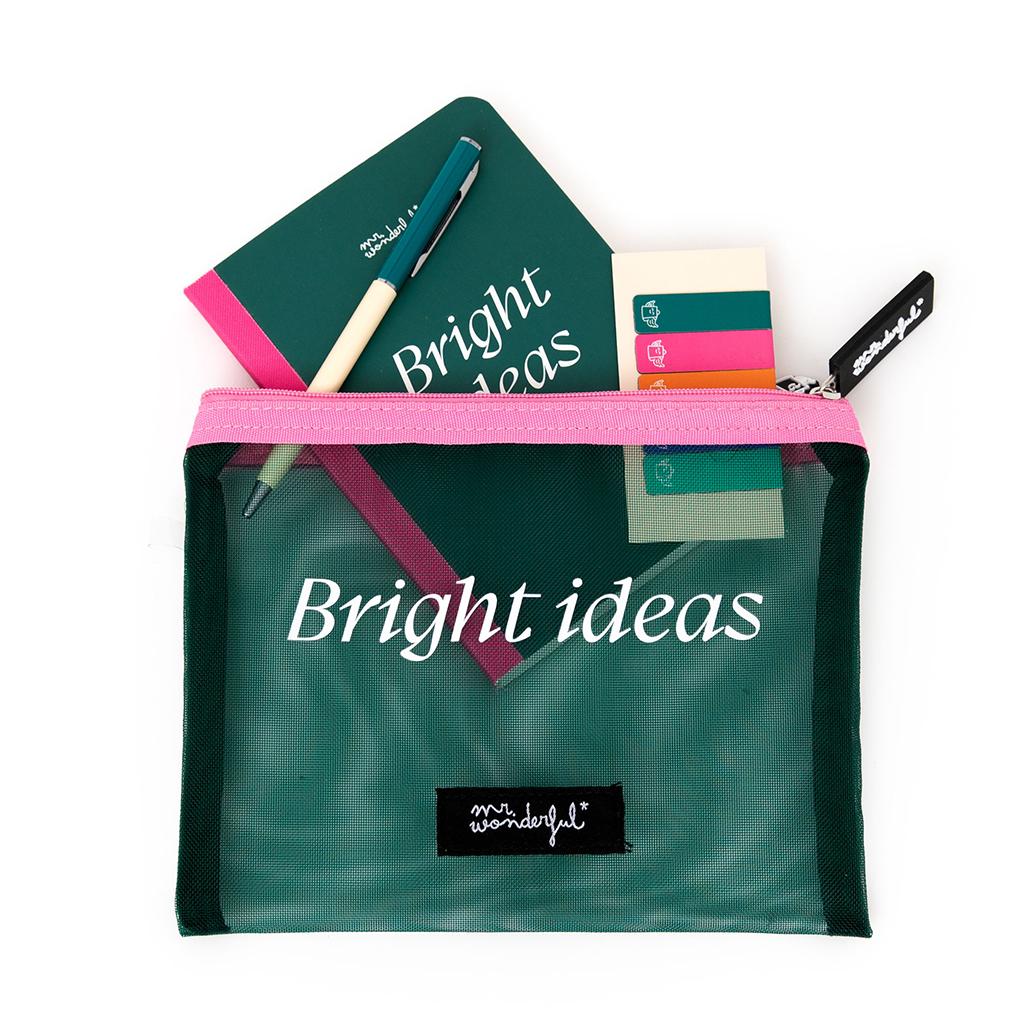Kit para decorar a tua agenda - Bright ideas - Mr Wonderful - Papelaria Encantada