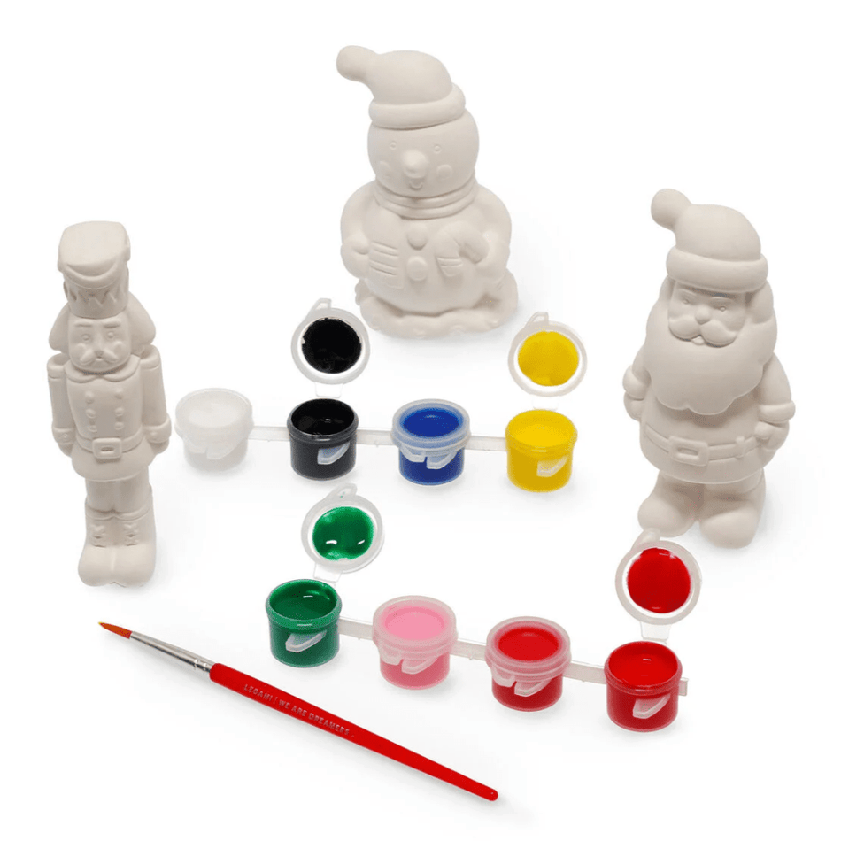 Kit para decorar figuras de Natal - Pinte o seu Natal - Papelaria Encantada