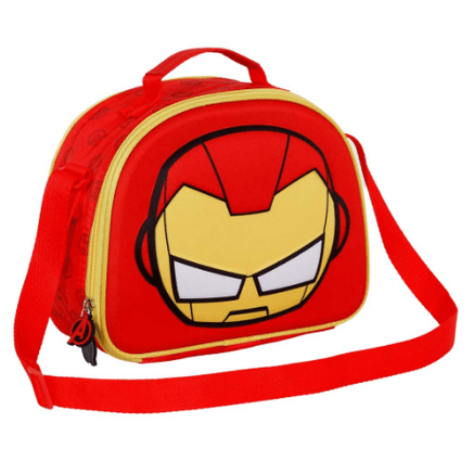 Lancheira 3D Iron man térmica - Papelaria Encantada