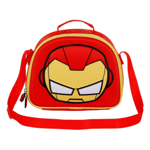 Lancheira 3D Iron man térmica - Papelaria Encantada