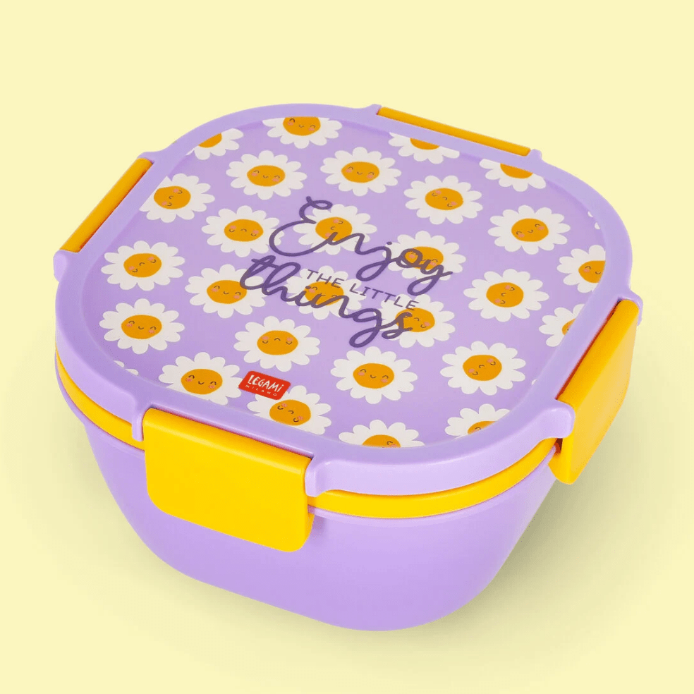 Lancheira Legami Daisy 1.7L - Papelaria Encantada