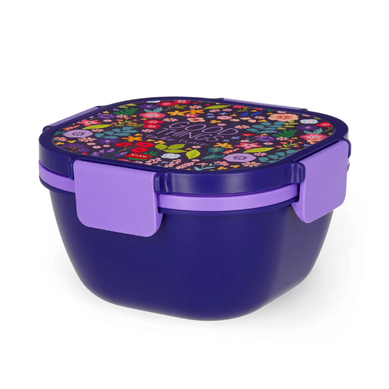 Lancheira Legami Flores 1.7L - Papelaria Encantada