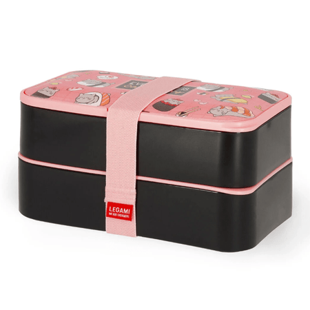 Lancheira Legami Gato Sushi 1.2L - Papelaria Encantada