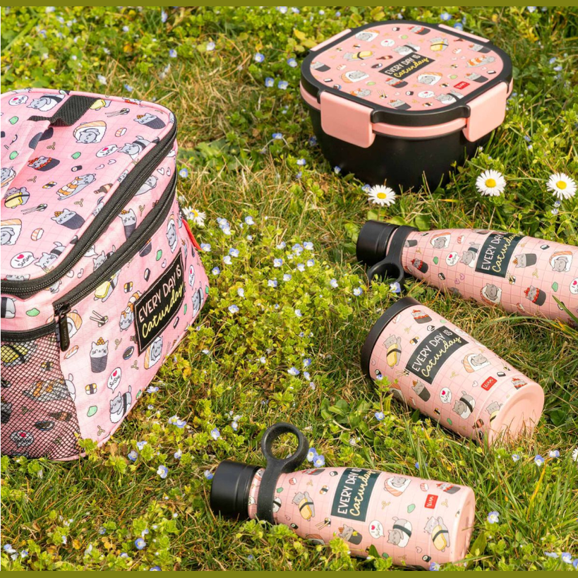 Lancheira Legami Gato Sushi 1.7L - Papelaria Encantada