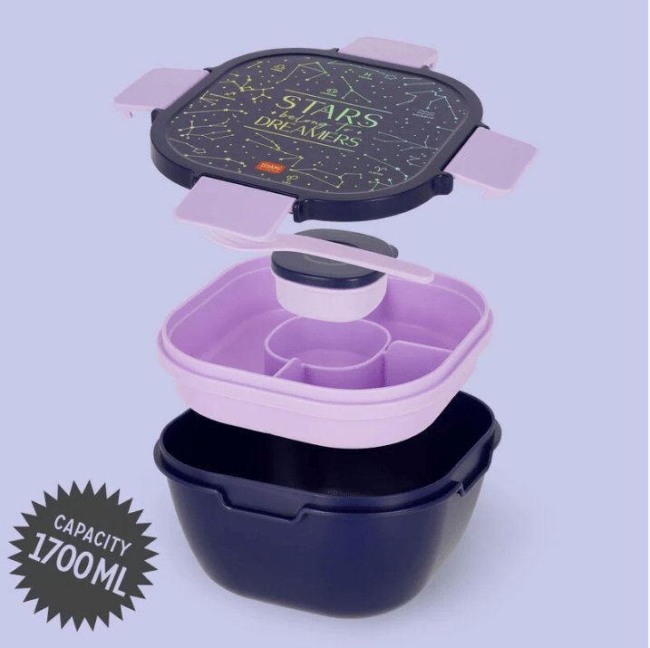 Lancheira Legami Stars 1.7L - Papelaria Encantada