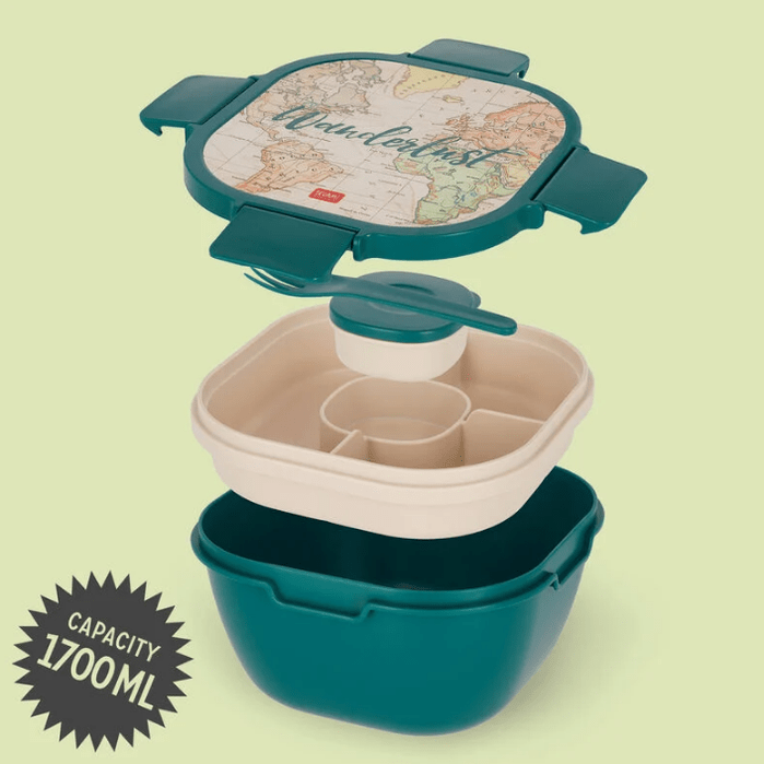 Lancheira Legami Travel 1.7L - Papelaria Encantada