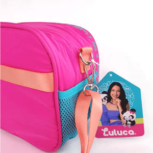 Lancheira Luluca Azul / Rosa - Papelaria Encantada