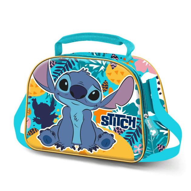 Lancheira Stitch térmica 3D - Papelaria Encantada