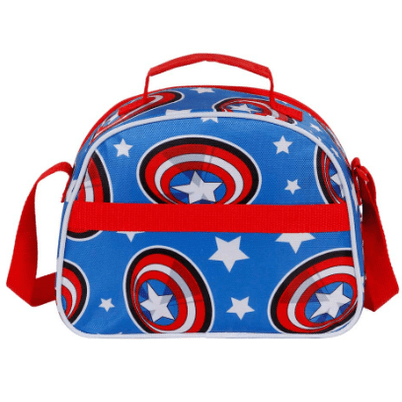 Lancheira térmica 3D Capitão America - Papelaria Encantada
