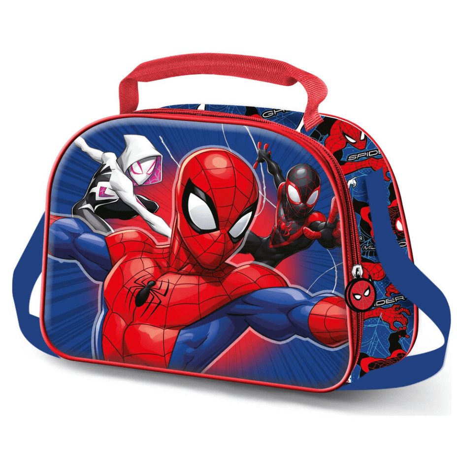 Lancheira térmica 3D Spiderman - Papelaria Encantada