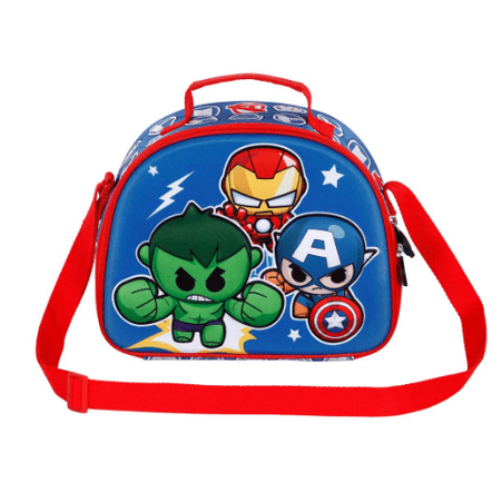 Lancheira térmica 3D Vingadores - Papelaria Encantada