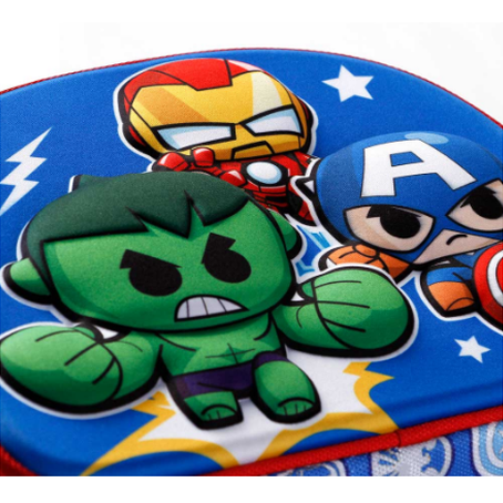 Lancheira térmica 3D Vingadores - Papelaria Encantada
