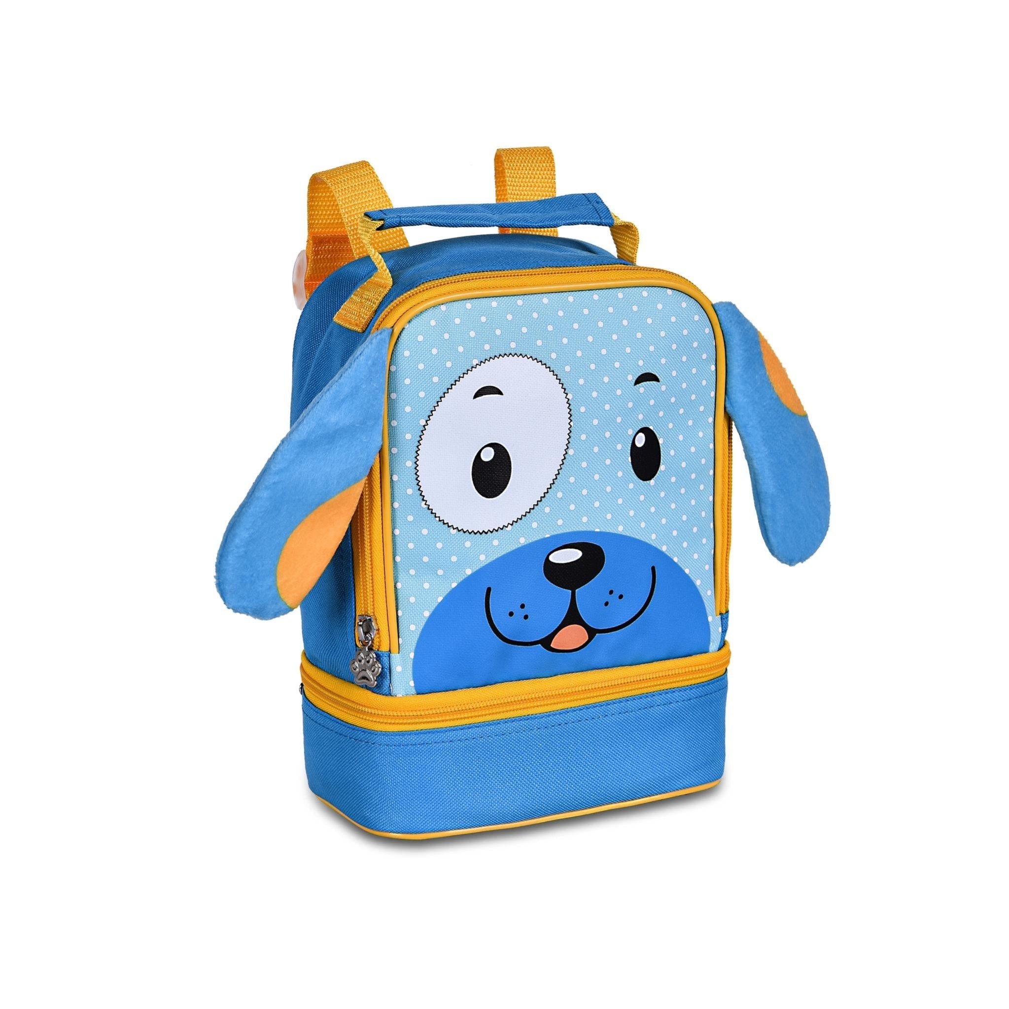 Lancheira térmica Cão Azul 22cm - Papelaria Encantada