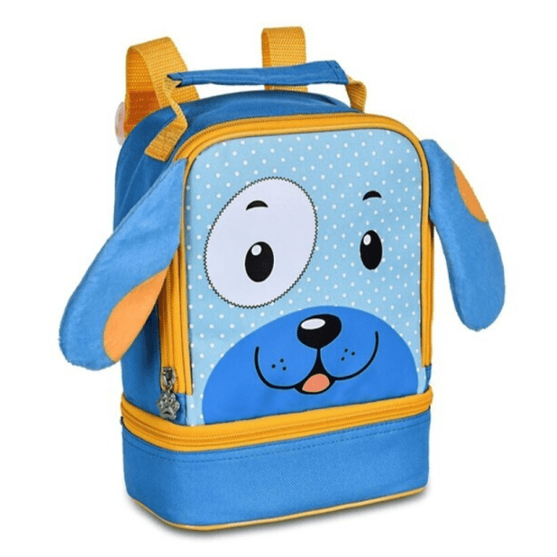 Lancheira térmica Cãozinho azul - Papelaria Encantada