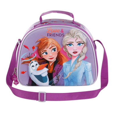 Lancheira térmica frozen 2 3D Friends - Papelaria Encantada