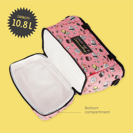 Lancheira térmica Gato Sushi 10.8litros Legami - Papelaria Encantada