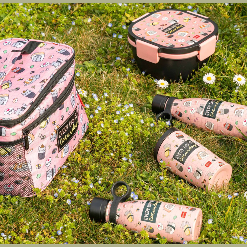 Lancheira térmica Gato Sushi 7.7litros Legami - Papelaria Encantada