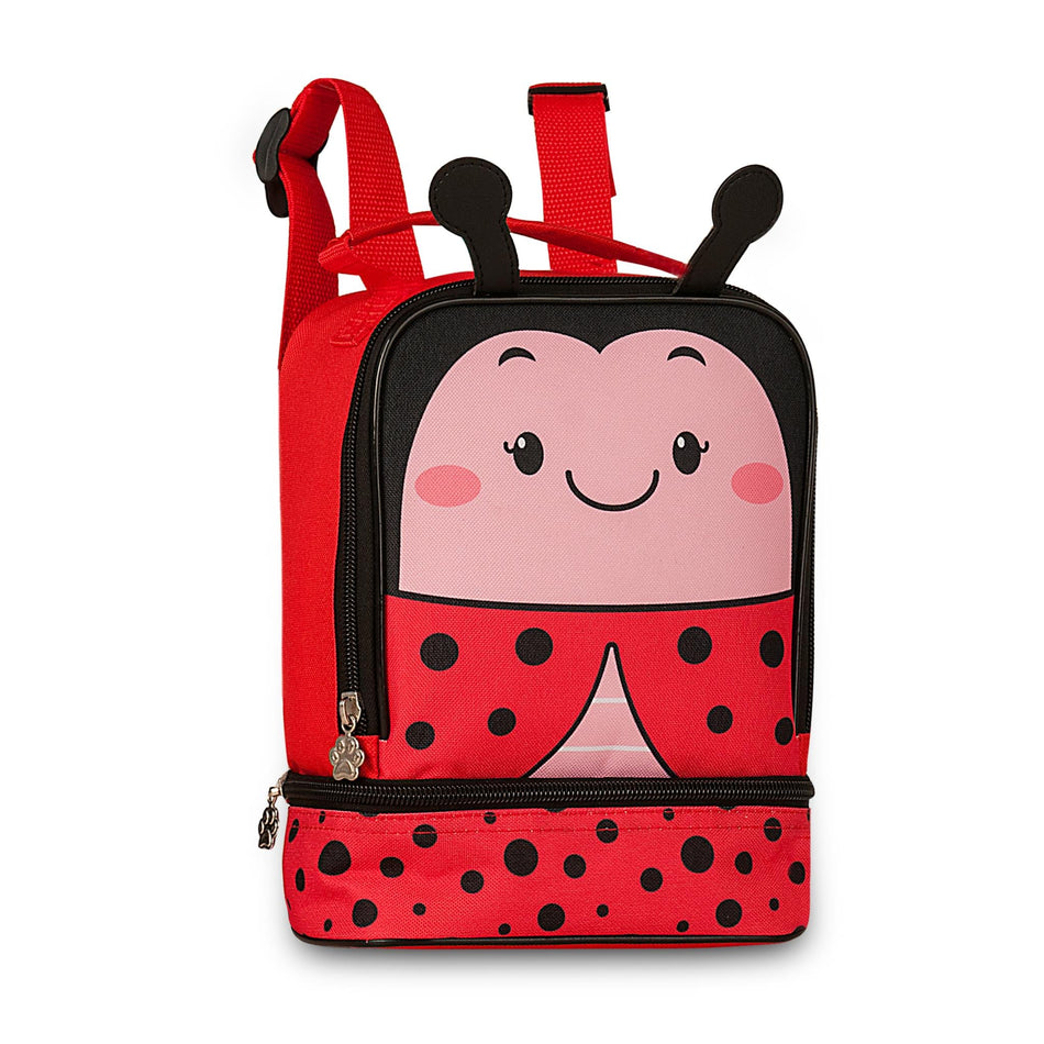 Lancheira térmica Joaninha 22cm - Papelaria Encantada