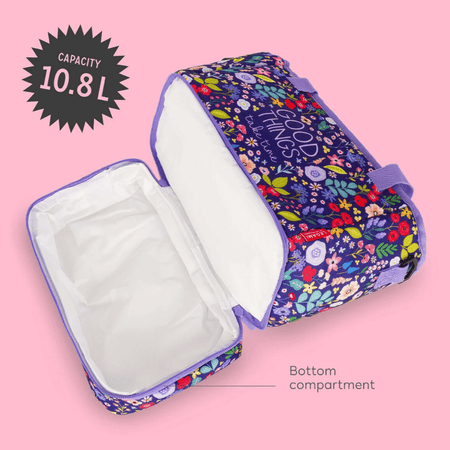 Lancheira Térmica Legami Flores - 10.8L - Papelaria Encantada