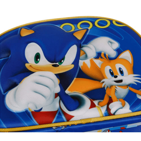 Lancheira térmica Sonic e Tails 3D - Papelaria Encantada