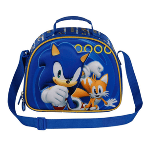Lancheira térmica Sonic e Tails 3D - Papelaria Encantada