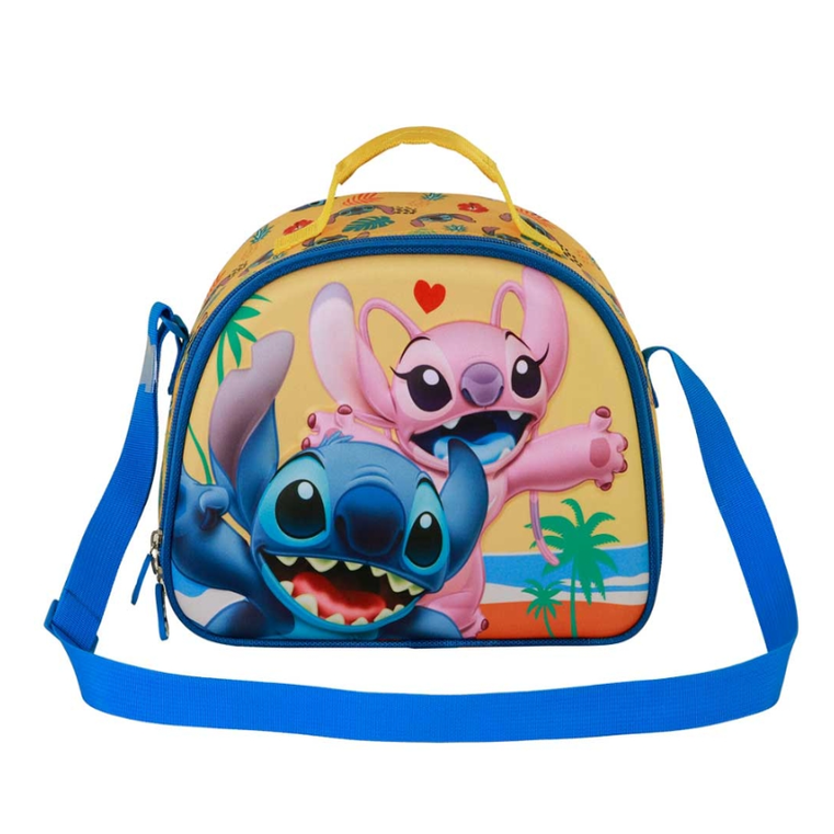 Lancheira térmica stitch e angel - Papelaria Encantada