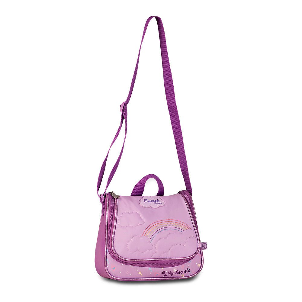 Lancheira térmica Sweet Queen Roxo - Papelaria Encantada